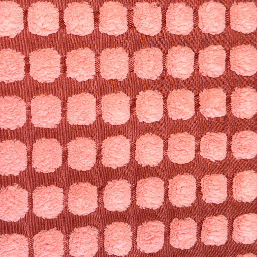 IKEA Textured Pom Pom Pillow Cover Dusty Pink 20x20 Decorative Cover set(3) - Picture 5 of 9